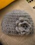 Dorinne Crochet Flower Hat – Winter Edition - Image 4