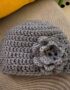 Dorinne Crochet Flower Hat – Winter Edition - Image 2